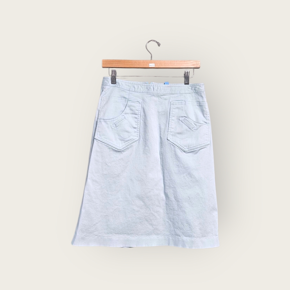 J. McLaughlin  Light Blue  Skirt